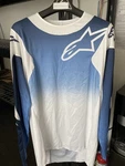 Alpinestars Racer Hoen Jersey White/dark Navy/light Blue Xxl. Fixed Price $15.00.