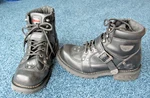 Milwaukee Road Captain Mens Size 11.5D Black Freedom Flex Motorcucle Boots MB433. Fixed Price $35.00.