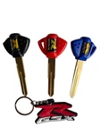 3 Pcs Blank Uncut Blade Keys With Chian For Suzuki GSXR600 GSXR750 GSXR1000. Fixed Price $13.99.