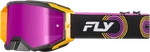 Fly Racing Zone Elite Goggle Blk/yel/pur W/ Magenta Mirror/smoke Lens 37-51915. Fixed Price $99.95.