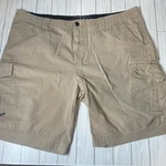Fox Racing Slambozo Cargo Shorts Khaki Beige Multi Pockets Mens Size 44. Fixed Price $34.99.