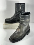 Milwaukee Motorcycle Boots Women Sz Us 6.5 Leather Brown Side Zipper MB229. Fixed Price $59.88.