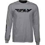 Fly Racing Corporate L/s Tee Grey Large 352-4146L. Fixed Price $46.91.