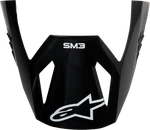 Alpinestars SM3 Solid Visor Black Glossy Helmet Accessories. Fixed Price $49.95.