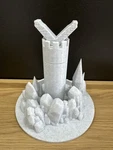 3D Printed Display Stand Stone Tower Base For Articulated Dragons New. Fixed Price $16.02.