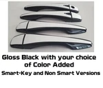 Gloss Black Door Handle Overlays Fits 2013 - 2018 Nissan Altima You Pick Color. Fixed Price $75.00.