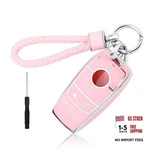 Carleef 4 Buttons Key Fob Cover With Chain,car For Mercede Ben-z. Fixed Price $12.64.