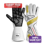 Momo Automotive GUPERFOWHT10, 2 Pack White Gloves Peformance Medium Fia. Fixed Price $207.85.