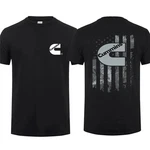 Cummins Diesel American Flag Camo 2 Sides T-shirt, Car Enthusiast Perfect. Fixed Price $24.89.