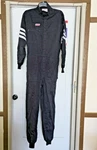 Simpson STD.6 Racing Suit Black One-piece Mens Size Large Sfi 3.2A/1 Rated Used. Fixed Price $148.71.