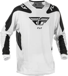Fly Racing 379-310S Kinetic Mesh Sym Jersey White/black Sm. Fixed Price $50.95.