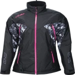 Arctiva Women's Pivot 7 Jacket Black/camo Gray/pink Xl 3121-0850. Fixed Price $179.95.