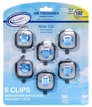 Air Jungles New Car Scent Freshener Vent Clip, 6 Clips, Long Lasting. Fixed Price $15.99.