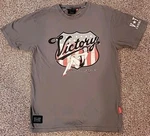 Oem Victory Grey-green Men's Shield Tee Size Medium. Fixed Price $14.72.