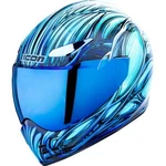 Icon Domain Helmet Full Face Nouveau Blue Adult Size 2XL 0101-18535. Fixed Price $375.00.