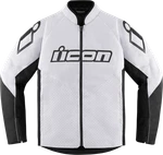 Icon Hooligan Jacket White Small 28205797 Riding Gear Apparel. Fixed Price $150.00.