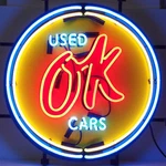 Chevrolet Vintage Used Cars Neon Sign 5CHVOK - Man Cave Garage Wall Art New. Fixed Price $459.99.