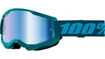 New 100% 50028-00023 Strata Goggle Stone/blue Mirror -motorcycle/offroad/atv. Fixed Price $35.00.
