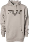Fly Racing Edge Hoodie Cement 354-03052X. Fixed Price $84.95.