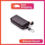 Westonetek Unisex Womens Premium Leather Car Holder Bag Keychain Case. Fixed Price $15.32.