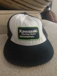 Kawasaki Racing Team Effex Snapback Hat Pre-owned Black And White. Fixed Price $19.99.