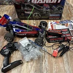 Traxxas Bandit 2WD Rc Race Car With Remote Charger Box Docs Works. Fixed Price $199.95.