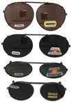 Clip Sunglasses - Oval Round Frame Many Lens Options Usa Stock. Fixed Price $16.95.