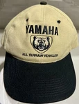 Vtg Yamaha Grizzly Atv Hat Embroidered Bear Logo Tan Black Cap Adjustable Htf. Fixed Price $14.99.