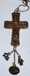 Guiding Cross Have Faith Ganz Car Charm With Chain For Rear-view Mirror. Fixed Price $9.95.
