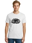 Dragon-icon Mens Graphic Tee, 100% Cotton, Casual Summer Wear. Fixed Price $23.00.