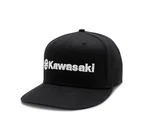 Kawasaki River Mark New Era Flat Bill Snapback Cap K003-4115-BK-NS. Fixed Price $28.95.