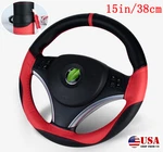 Car Steering Wheel Cover Needle&thread Diy Hand Sewn Microfiber Leather 38CM/15". Fixed Price $16.37.