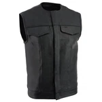 Milwaukee Leather LKM3721 Men's Black Collarless Club Style Motorcycle. Fixed Price $119.99.