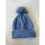 Nwt Dsg Cable Pom Beanie Blue Melange Girls One Size. Fixed Price $5.00.
