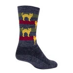 Socks - Sockguy 6" Crew Catz L/xl Cycling/running New. Fixed Price $13.95.