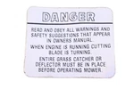 New Oem Briggs & Stratton 315513 Danger Decal Nos. Fixed Price $12.99.