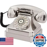Crosley CR62-BC Kettle Classic Corded Desk Phone Landline For Home With Retro. Fixed Price $91.69.