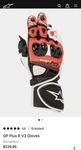Alpinestars Gp Plus V2 Gloves Men's Size Large Black Red White. Fixed Price $159.00.