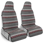 Bdk Baja Car Covers For Front Seats Black Aztec Print Auto Truck Suv. Fixed Price $22.90.