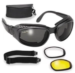 Airfoil 9100 Sunglass Goggle Kit Black Frames Three Interchangeable Lenses. Fixed Price $28.82.