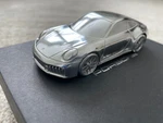 Porsche 911 992.2 Carrera Aluminum Chrome Model Scale 1:43 Paperweight. Fixed Price $129.00.