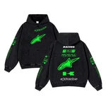 Retro #4 Kawasaki Racing Washed Hoodie Motorgp World Champion Enthusias. Fixed Price $55.58.