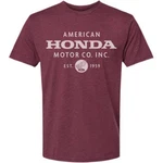 Honda Apparel Maroon Motor Company T-shirt NP21S-M3022-L. Fixed Price $29.95.