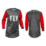 Fly Racing F-16 Youth Jersey Grey/red Off-road Atv Bmx Mtb Kid's Shirt Large. Fixed Price $18.95.