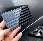 Lfparts Usa Embossed Stainless Steel Metal Flag For 5"X3", Black. Fixed Price $17.24.