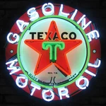 Texaco Gasoline Neon Sign 5TXOIL. Fixed Price $469.99.
