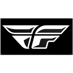 Fly Racing F-wing Banner Black 3'X6' New 3X6. Fixed Price $51.63.