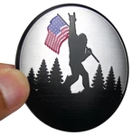 4X Bigfoot Sasquatch Skull Wheel Center Hub Cap Sticker Decal 2.20" Dome Shape. Fixed Price $7.84.