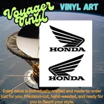 Honda Motorcycle & Atv Wing Logo Pair Die-cut Premium Vinyl Decal. Ride Red!. Fixed Price $19.00.