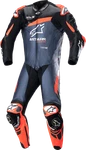 Alpinestars Gp Plus V4 Leather Suit Black/red Fluo/blue 40 50. Fixed Price $1569.95.